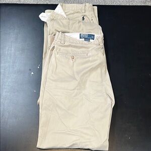 Polo by Ralph Lauren Tan Chinos Timeless Design- 2 pairs